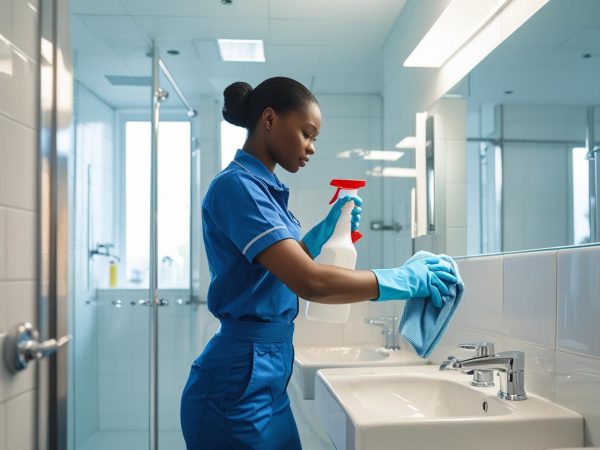 Office Restroom Clean - Image 6