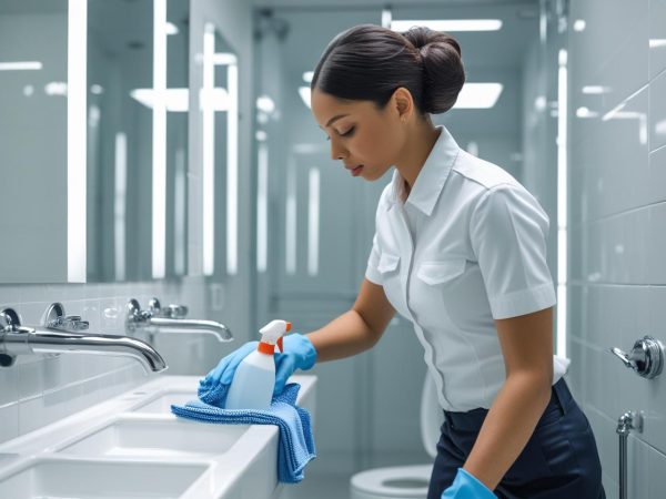Office Restroom Clean - Image 4