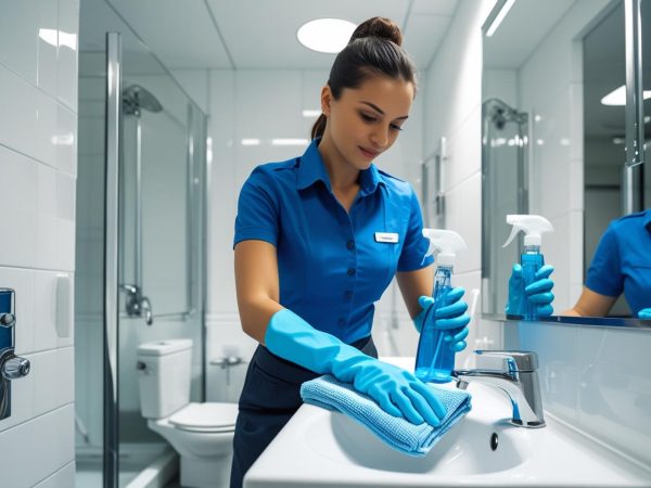 Office Restroom Clean - Image 5