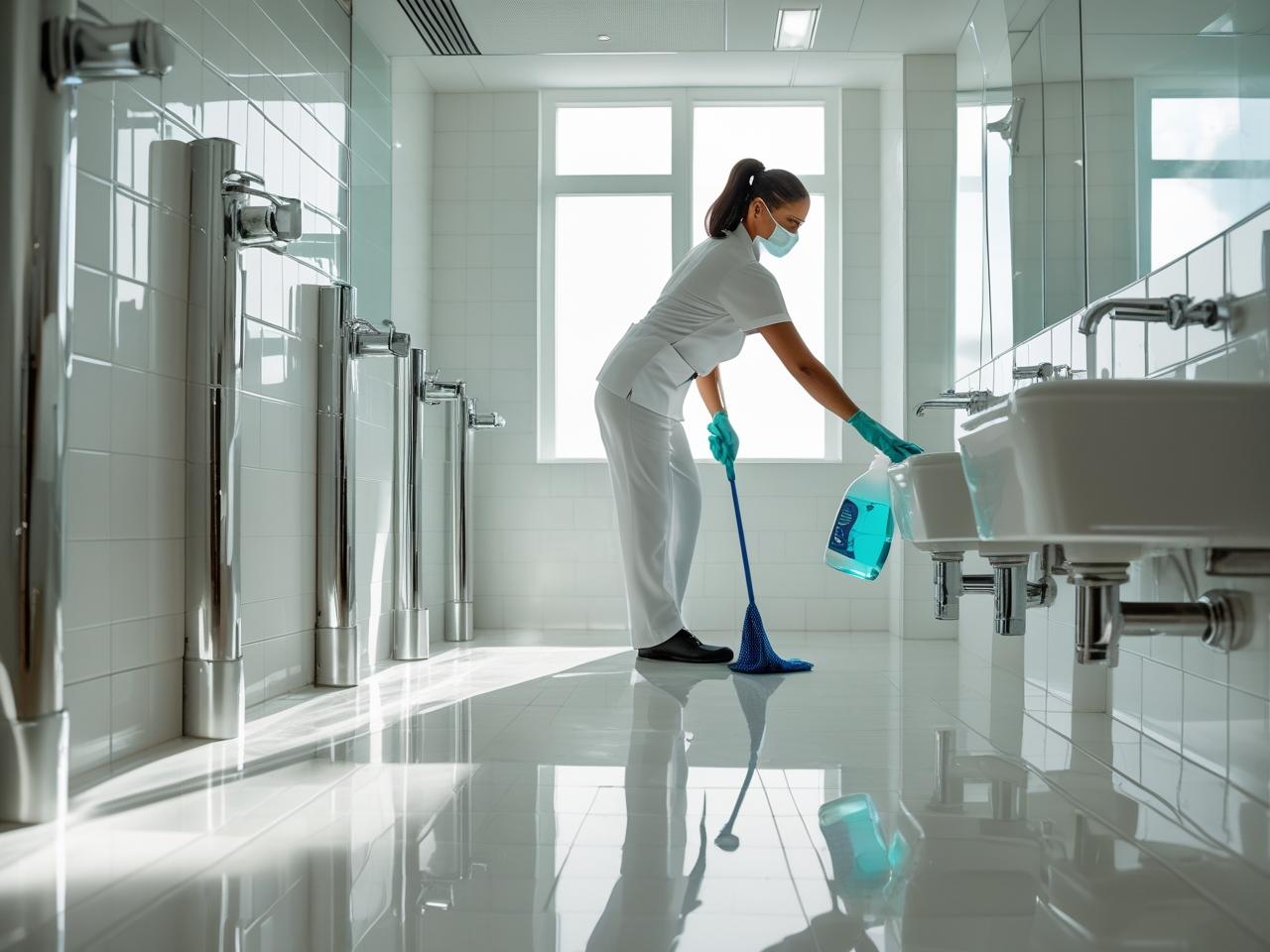 Office Restroom Clean